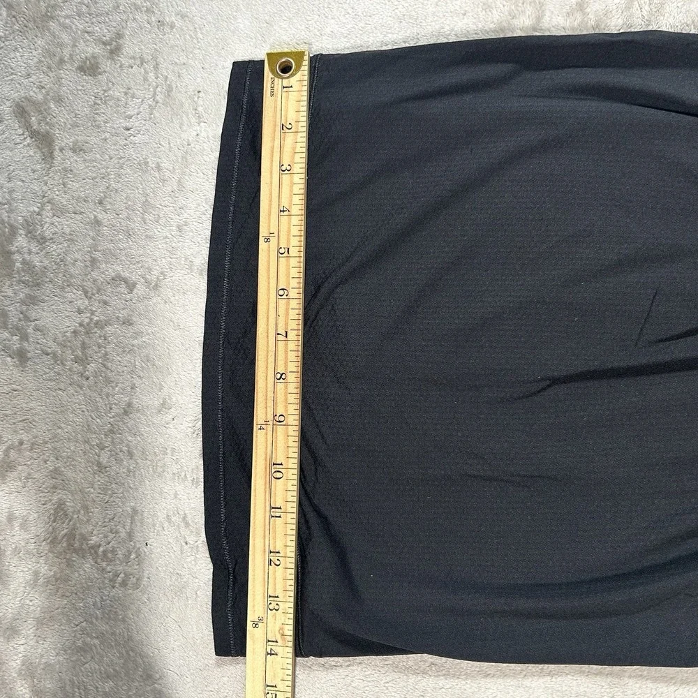 Lululemon Run Tame Me Top Black Size 8 Activewear Tank Drawstring Hem Athleisure